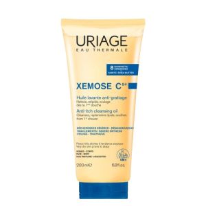 URIAGE Xémose Huile Lavante Apaisante 200ml - Peaux très Sèches à Tendance Atopique - Douche, Bain