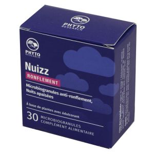 NUIZZ RONFLEMENT Bte/30 - Complément Alimentaire à Base de Plantes avec Edulcorant - En Cas de Ronfl