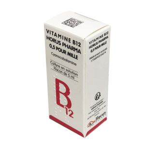 Vitamine B12 0.5 %, collyre - Flacon 5ml