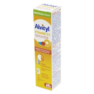 ALVITYL VITAMINE D3 Spray Sublingual 10ml - Défenses Immunitaires Dès 3 Ans