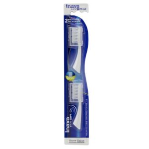 INAVA HYDRID 2 Recharges Brossettes 20/100 - Pour Brosse Inava Hybrid