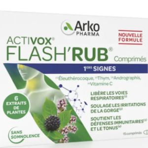 ARKOPHARMA ACTIVOX FLASH'RUB 15 comprimés