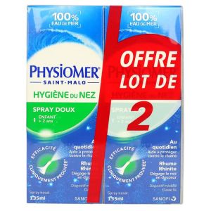 Physiomer Hygiène du nez spray 2x135ml - 3582910010494