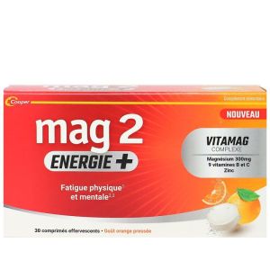 MAG 2 Energie+ fatigue physique et mentale 30 comprimés