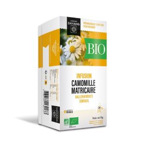 DAYANG BIO CAMOMILLE MATRICAIRE Infusions 20x 0.9g - Ballonnements, Sommeil