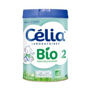 CELIA BIO 2 800g - Lait en Poudre 2e Age - Nourrisson de 6 à 12 mois