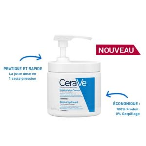 CERAVE Baume Hydratant 454ml - Corps et Visage - Peaux Sèches à très Sèches