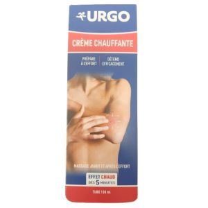 URGO DOULEURS Crème Chauffante - Massage, Prépare à l' Effort, Détend Efficacement - Effet Chaud dès