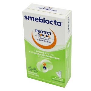 SMEBIOCTA PROTECT Junior 8 Sticks dès 3 Ans - Probiotiques Flore Intestinale