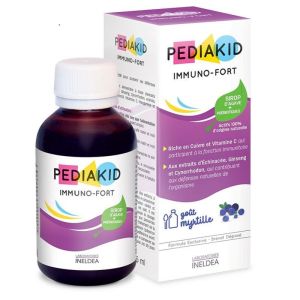 PEDIAKID Immuno Fort Sirop 125ml - Sirop d' Agave + Prébiotiques