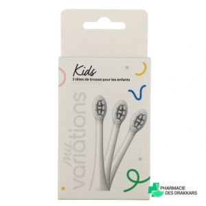 My Variations Kids 3 Têtes de brosse à dents électrique enfant