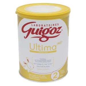 GUIGOZ ULTIMA 2 Premium 800g - Lait En Relais de l' Allaitement  - Nourrisson de 6 à 12 Mois