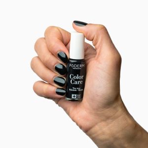 PODERM PROFESSIONAL Color Care Black 8ml - Vernis à Ongles Tea Tree