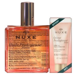 Huile prodigieuse florale 100ml + crème Prodigieuse Boost offerte