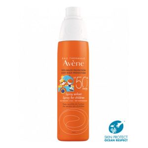 AVENE SOLAIRE - Spray Enfant SPF50+ Sans Parfum Très Haute Protection - Peau Sensible de l' Enfant -