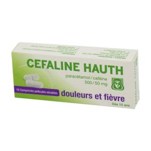 CEFALINE HAUTH comprimés sécables - Boite de 16