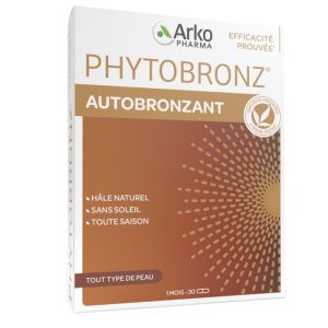 PHYTOBRONZ AUTOBRONZANT Hâle Naturel Sans Soleil Toute Saison 30 Gélules