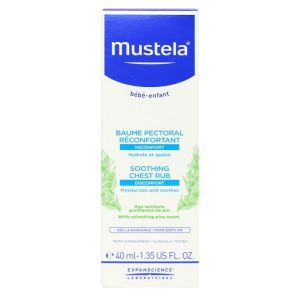 Mustela Baume pectoral réconfortant bébé enfant 40ml