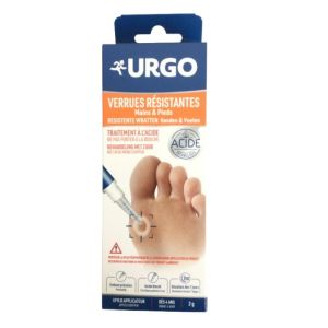 URGO VERRUES Résistantes Stylo - Traitement des Verrues des Mains et des Pieds - 2ml