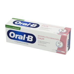 ORAL B CALM Dentifrice Sensibilité et Gencives 75ml - Complexe Stanneux