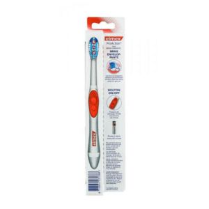 ELMEX PRO ACTION Brosse à Dents Electrique Medium avec Brins Enveloppants Vibrants - Dès 3 Ans - Bte