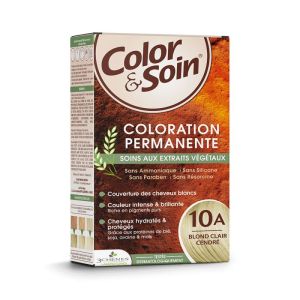 Color & Soin coloration permanente - soins aux extraits végétaux - 10 A Blond Clair Cendré