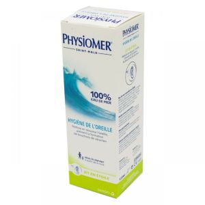 PHYSIOMER Hygiène de l'Oreille 100% Eau de Mer - Jet en Etoile Isotonique - Dès 6 Mois - Spray/115ml