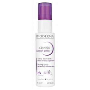 BIODERMA Cicabio Lotion Spray 40ml - Spray Asséchant pour Peaux Irritées, Fragilisées