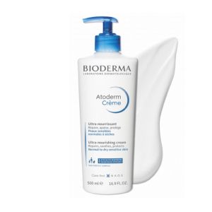 BIODERMA Atoderm Crème Ultra Nourrissante 500ml sans Parfum - Peaux Sensibles Normales à Sèches