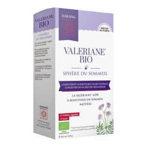 DAYANG VALERIANE BIO 15 Gélules Végétales - Complément Alimentaire Sphère du Sommeil