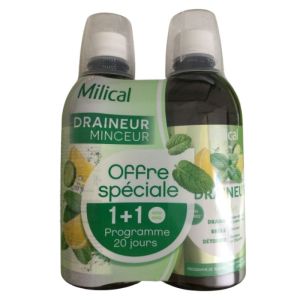 MILICAL - Utra Draineur Minceur - Offre spéciale 1+1 = Programme de 20 jours