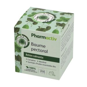 PHARMACTIV Baume Pectoral 50g - Action Calmante Dès 7 Ans