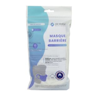 JSE MEDICAL - 6 Masques Barrière Adulte UNS1 - Lavable et Réutilisable 20 fois