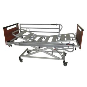 Lit Médicalisé DOM'CARE 3 Fonctions Electriques avec Hauteur Variable, Relève Buste et Relève Buste