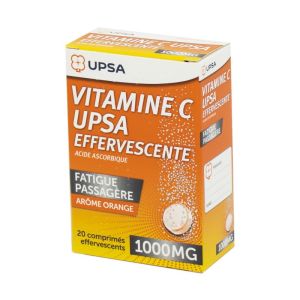 Vitamine C Upsa 1000 mg , 20 comprimés effervescents