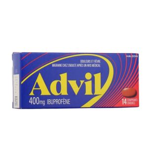 Advil 400 mg, 14 comprimés enrobés
