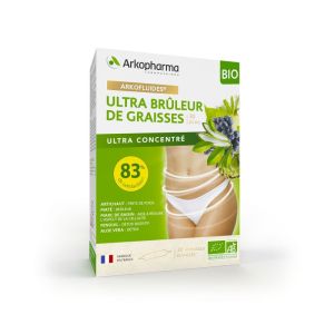 ARKOFLUIDES Ultra Brûleur de Graisses BIO 30 Ampoules de 10ml