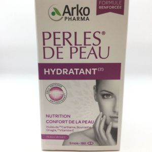 ARKOPHARMA  Perles de Peau  Hydratant  Peaux sèches 180 comprimés cure de 3 mois -3578835505009
