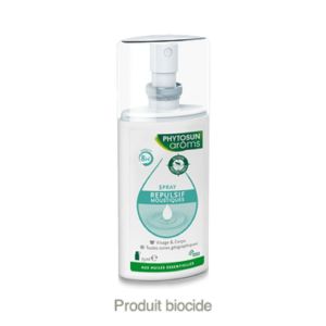 PHYTOSUN AROMS Spray Répulsif Moustiques Dès 3 Ans, Toutes Zones, Visage et Corps - Spray/75ml