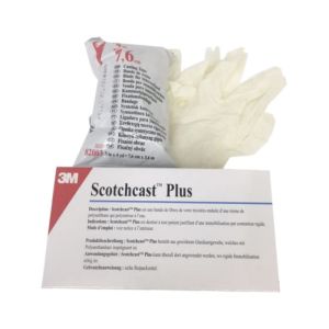 3M SCOTCHCAST PLUS Résine de Contention pour Immobilisation - Blanc - 3.6m x 10cm - Bte/1 Unité