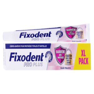 PROCTER & GAMBLE , Fixodent pro plus Barrière Anti-Particules goût neutre 57 G