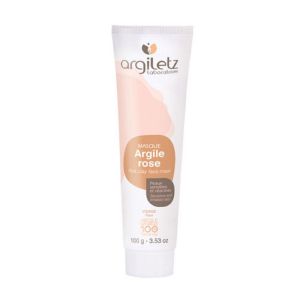 ARGILETZ Argile Rose Masque Visage 100g - Soin Visage Peaux Sensibles et Réactives - 100% Naturelle