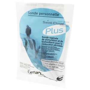 Sonde SAINT CLOUD PLUS - Sonde Vaginale d' Electro Stimulation et de Biofeedback pour la Rééducation