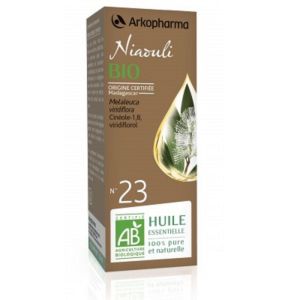 ARKOESSENTIEL BIO Niaouli n°23 - Fl/10ml - Huile Essentielle 100% Pure et Naturelle