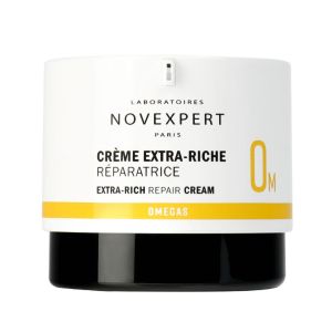 NOVEXPERT OMEGAS Crème Extra Riche Réparatrice Bio 40ml - Anti-Age Peaux Sèches à très Sèches