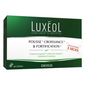 LUXEOL CHEVEUX Pousse, Croissance et Fortification 90 Gélules