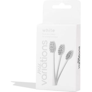 MyVariations Pack 3 têtes de brosse à dents souples blanches
