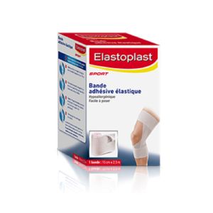 ELASTOPLAST SPORT Bande Adhésive Elastique 10 cm x 2.5 m - 1 Unité
