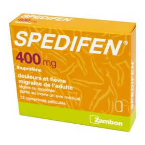 Spedifen 400 mg, 12 comprimés pelliculés