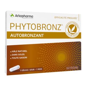 PHYTOBRONZ AUTOBRONZANT Hâle Naturel Sans Soleil Toute Saison 30 Gélules